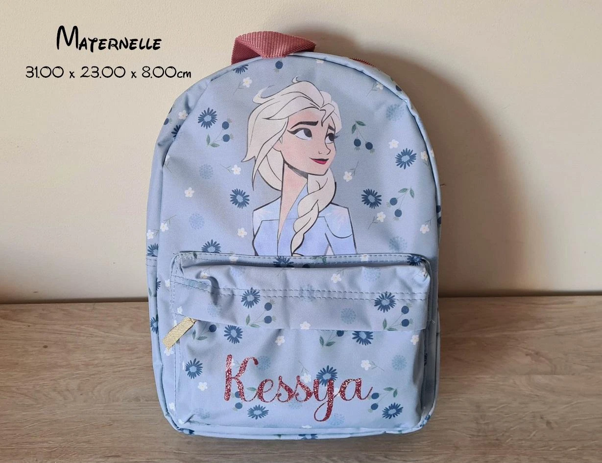 sac maternelle personnalisé reine des neiges